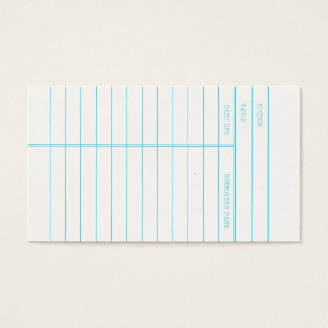 Cartão de Vencimento da Data do Livro da Bibliotec (Frente)