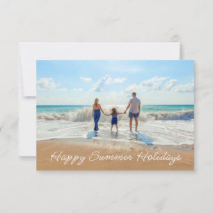 Cartão de Verão com Foto Personalizada