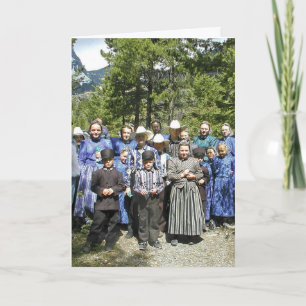CARTÃO DE VERDADE DE ANIVERSÁRIO AMISH