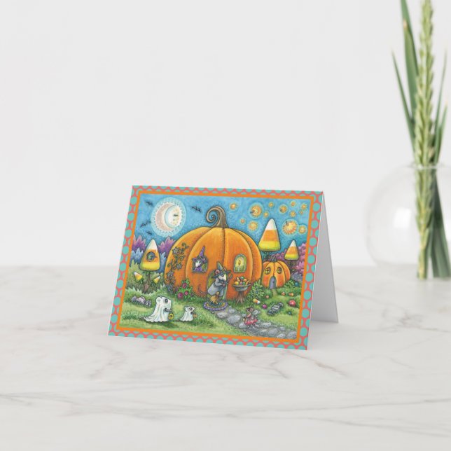 CARTÃO DE VERSÃO DA CASA DO MOUSE HALLOWETING VERS (Frente)