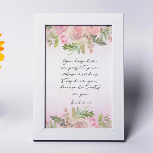 Cartão de Versículo da Bíblia Isaías (Criador carregado)