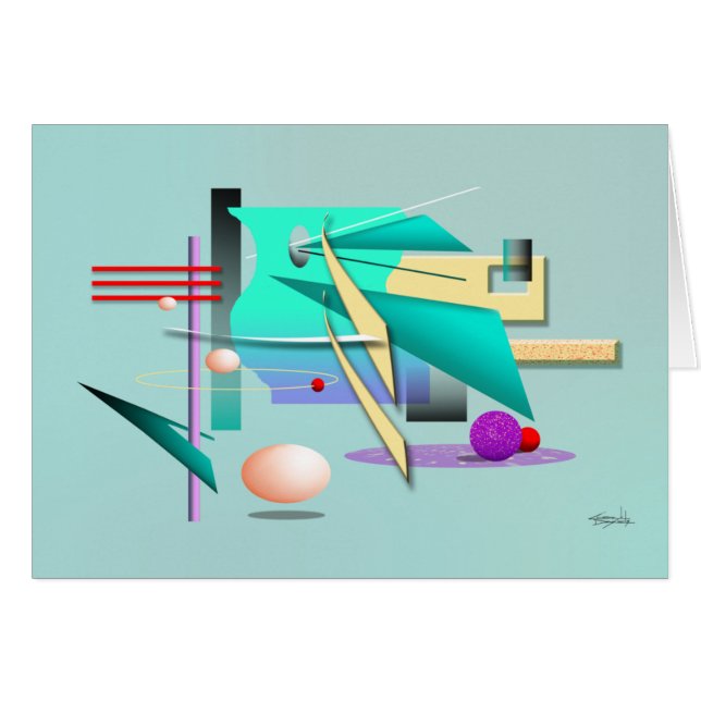 Cartão de Vert Aberdeen (Frente Horizontal)