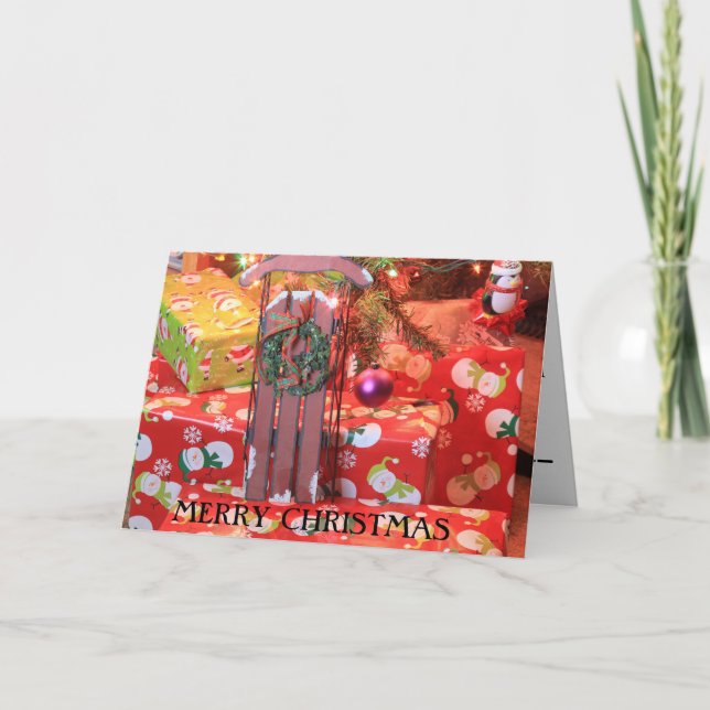 Cartão de Véu de Natal (Frente)