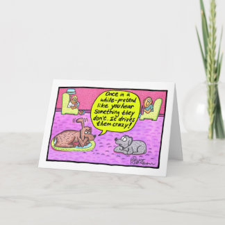Cartão De vez em quando finge que ouve algo...