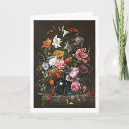 Cartão de Vida para Flores de Arte Finas