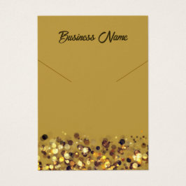 Cartão de vídeo de colar de código QR amarelo-most