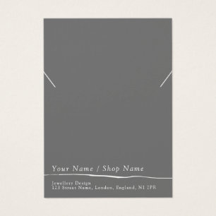 Cartão de vídeo mínimo moderno para colar ou pulse