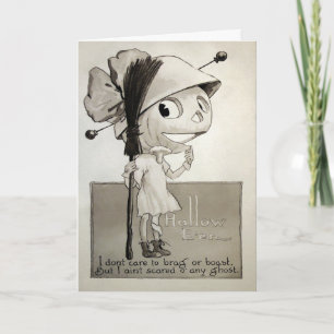 Cartão de Vintage Halloween  