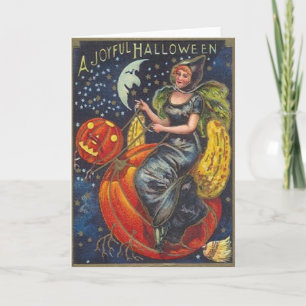 Cartão de Vintage Halloween
