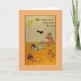 Cartão de Vintage Halloween