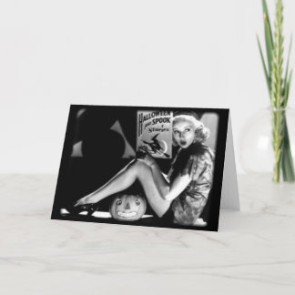 Cartão de Vintage Halloween