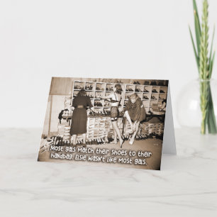 Cartão de Vintagem Engraçado - Elsie não é como ou