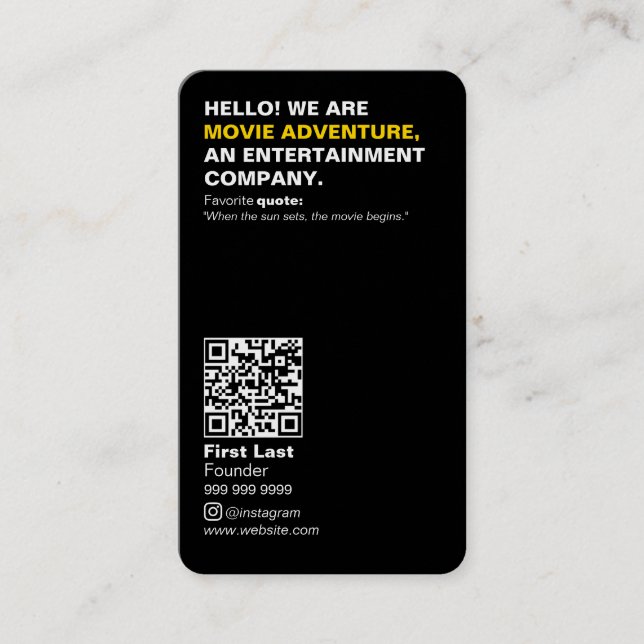 Cartão de Visita (Frente)