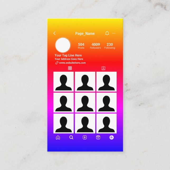 Cartão de visita (Frente)