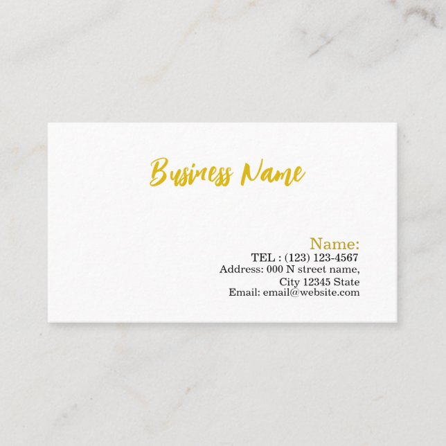 Cartão de visita (Frente)