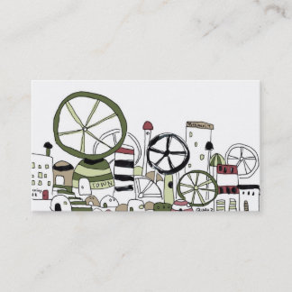 Cartão De Visita どこかの街並みNo.2