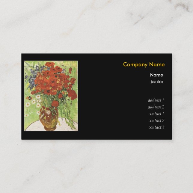 Cartão De Visita 梵 高, Vincent van Gogh (Frente)