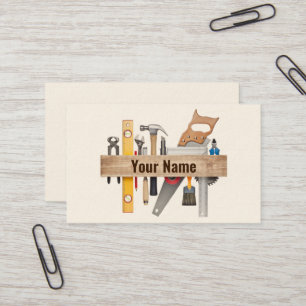 Cartão De Visita 02-2021 Ferramentas personalizáveis para carpinte