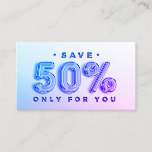 CARTÃO DE VISITA 100 INSERIR CÓDIGO QR 50% DESCONTO PINK DE LOGOTIP