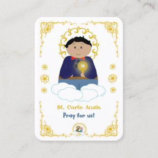 Cartão De Visita 100 Mini Bl. Carlo Santa Cards