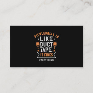 Cartão De Visita 107.Picleball é como fita dupla que corrige em tod