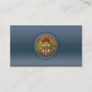 Cartão De Visita [154] Tibetano - Dupla Dorje Mandala