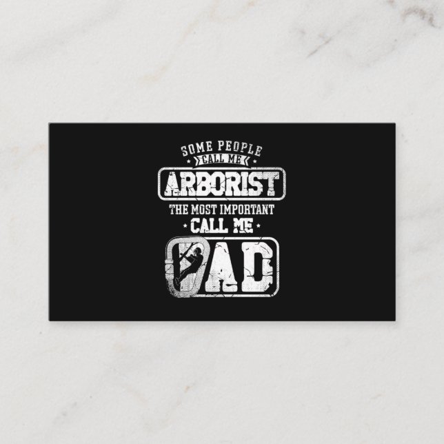 Cartão De Visita 21.Arborista para aparador de árvores (Frente)