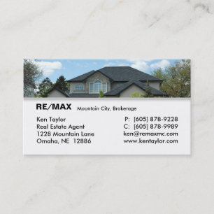 Cartão de visita 2 da casa do estuque dos bens