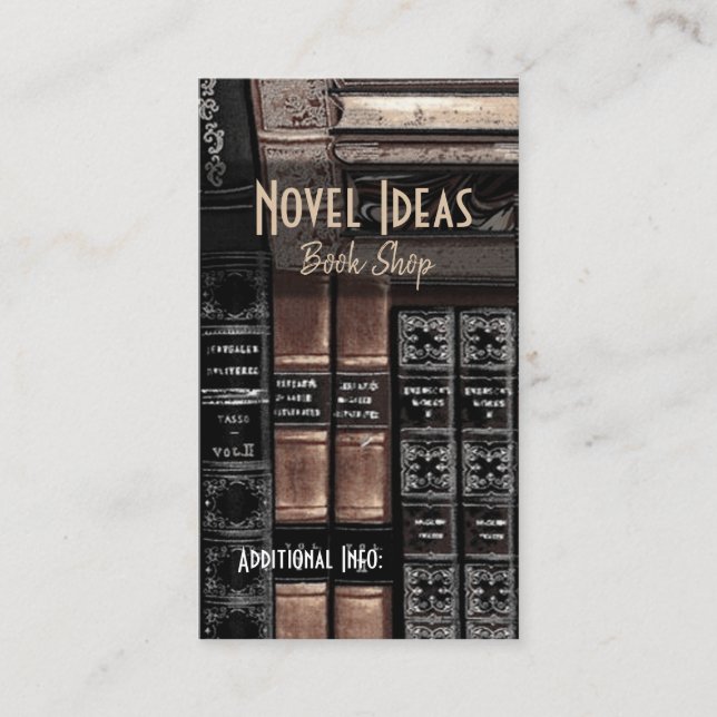 Cartão de visita 2 das livrarias (Frente)