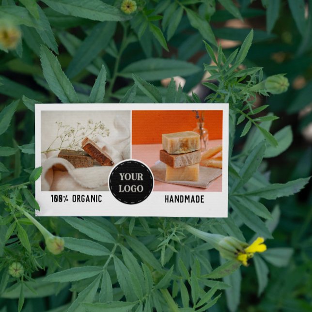 Cartão De Visita 2 Fotos Redondas Logotipo Pequeno (Criador carregado)