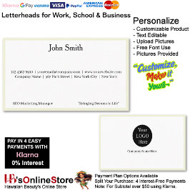 Cartão De Visita 2 Modern White Logo Promote Company Brand Name 