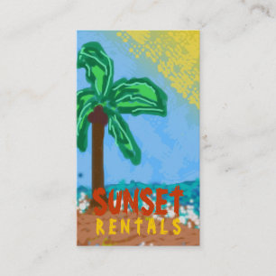 Cartão De Visita 311-CHRISTY'S LARANJA da PRAIA  