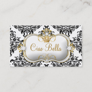 Cartão De Visita 311 Ciao Bella & damasco bonito de Dovey
