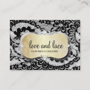 Cartão De Visita 311 Laço de Luxe - bandeja de Buttercream