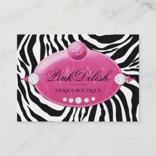 Cartão De Visita 311-Pink Delish profundamente - Zebrab3.5
