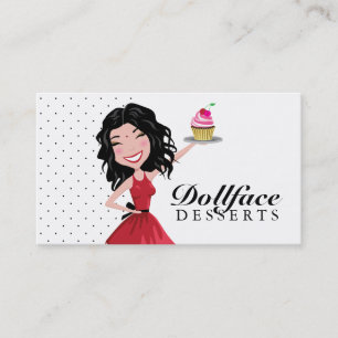 Cartão De Visita 311 sobremesas de Dollface Indie