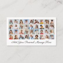 36 Colagem de Fotos Adicione seu Agradecimento Edi