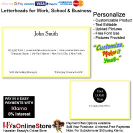 Cartão De Visita 3 Modern Yellow Logo Promote Company Brand Name 