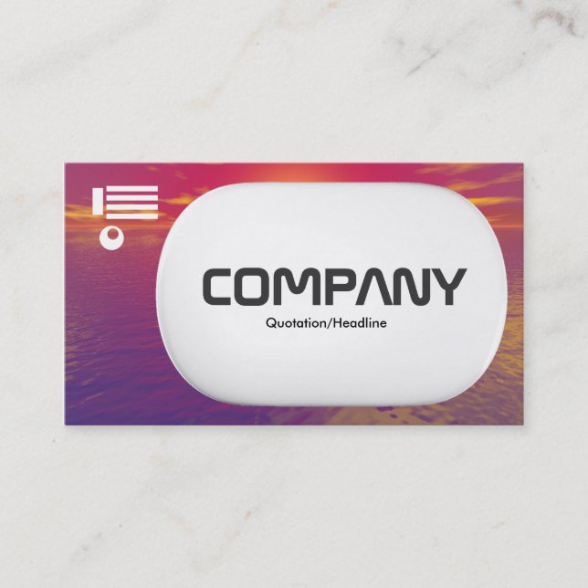 Cartão De Visita 3d Lozenge - Sunrise (Frente)