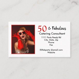 Cartão De Visita 50 e Fabuloso 50. º Consultor de Aprovisionamento