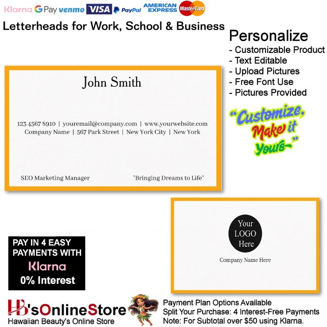 Cartão De Visita 5 Modern Orange Logo Promote Company Brand Name (5 Modern Orange Logo Promote Company Brand Name Business Card.)