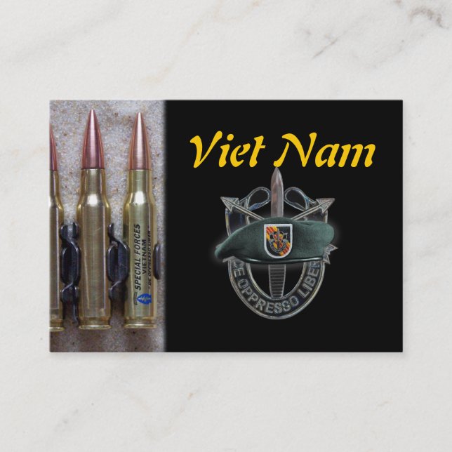 Cartão De Visita 5o cromo de colecção das forças especiais de (Frente)