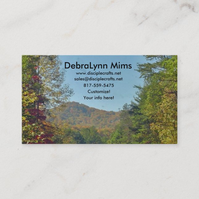 Cartão de visita 6 da amostra (Frente)