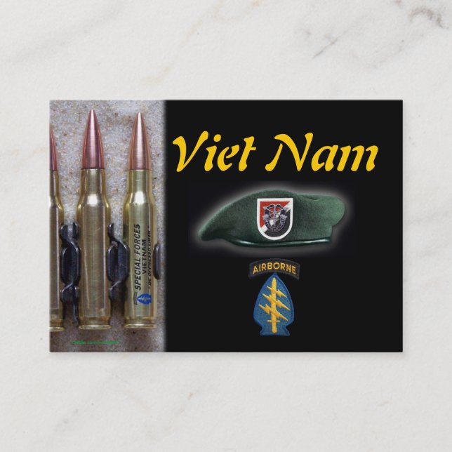 Cartão De Visita 6o cromo de colecção instantâneo das forças (Frente)