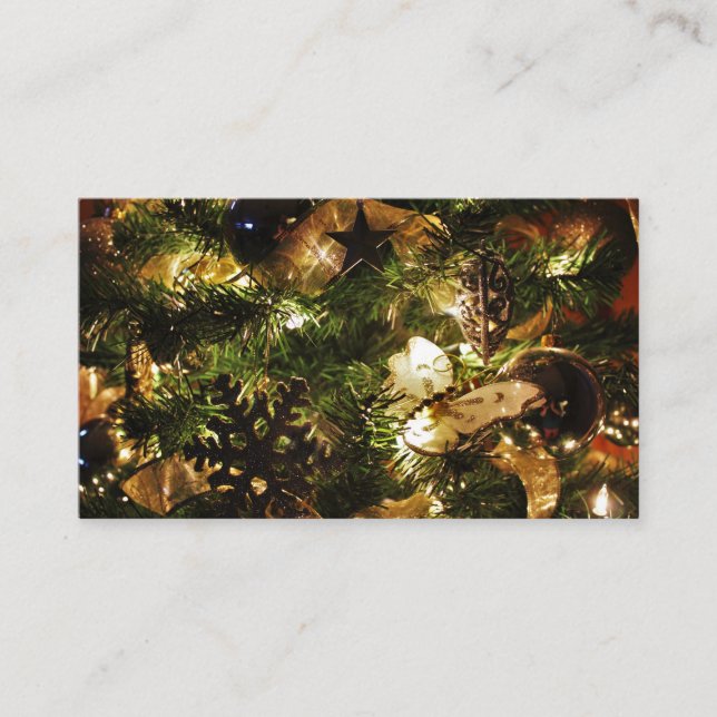 Cartão De Visita A borboleta do Natal (Frente)