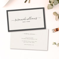 A Caligrafia Elegante De Script De Luxo Enquadrou-