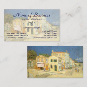 Cartão De Visita A Casa Amarela de Vincent van Gogh