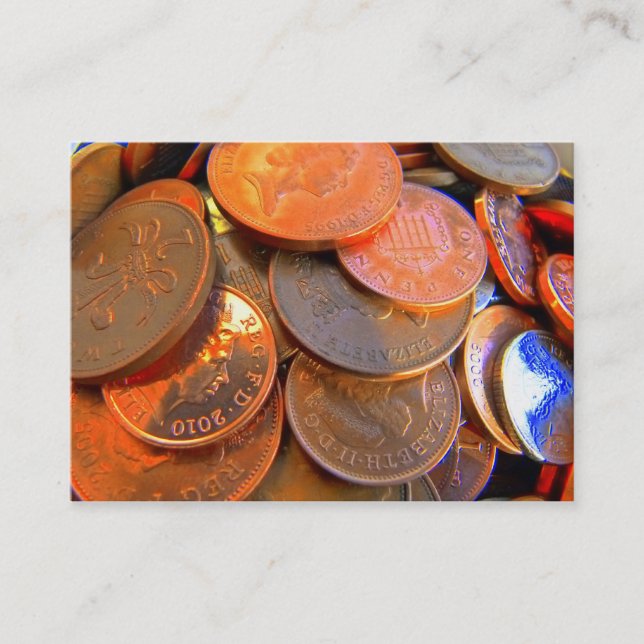 Cartão De Visita A cor do dinheiro (Frente)
