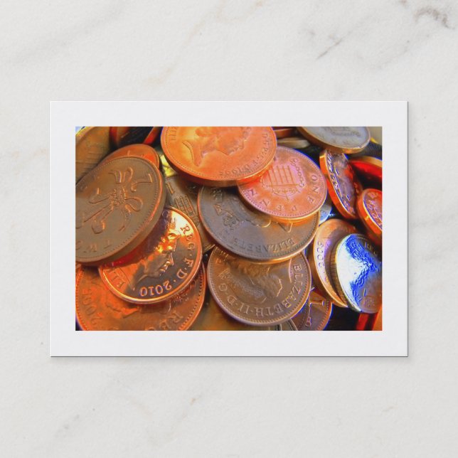 Cartão De Visita A cor do dinheiro (emprestado) (Frente)