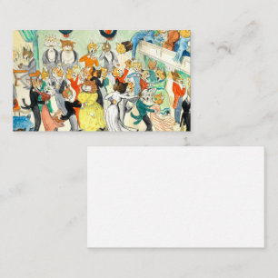 Cartão De Visita A dança de Louis Wain